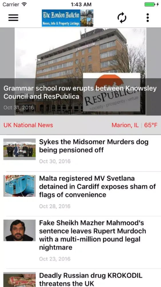 London Bulletin স্ক্রিনশট