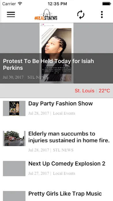Captures d'écran de Real stl News