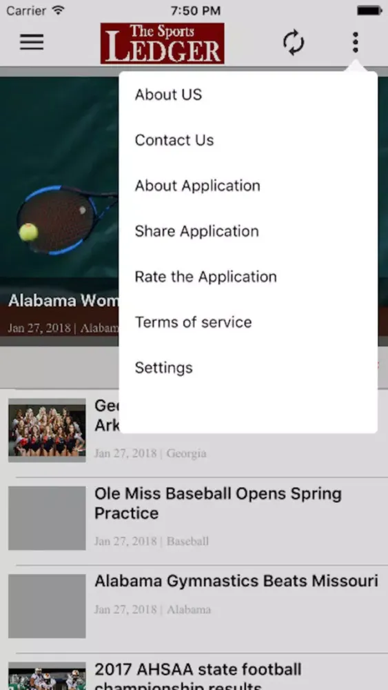 Capturas de pantalla de Sports Ledger