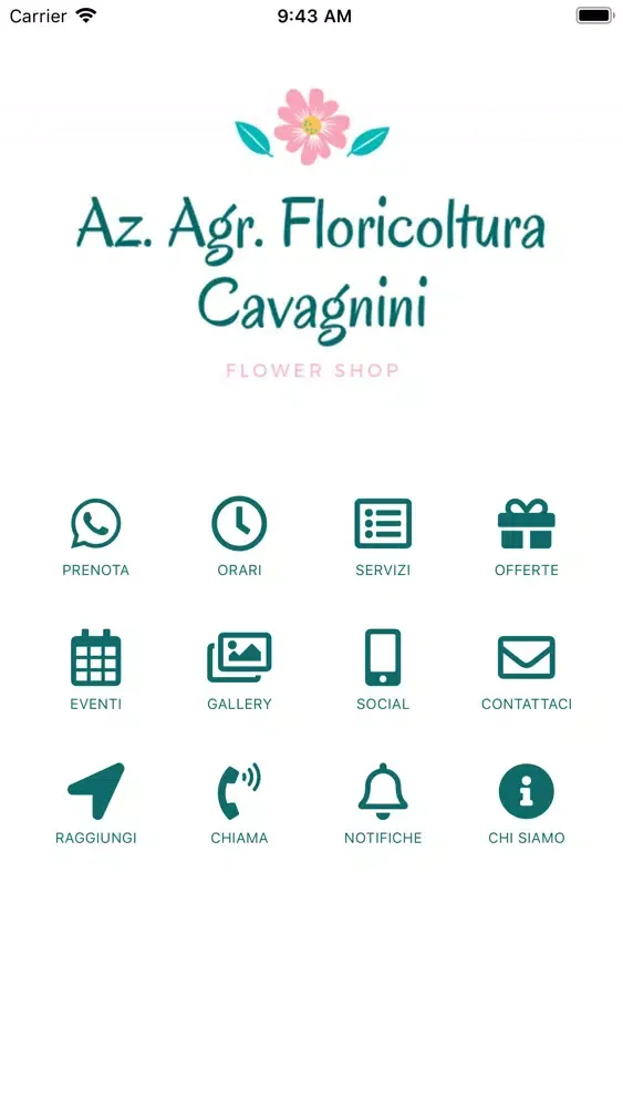 Capturas de tela do Floricoltura Cavagnini