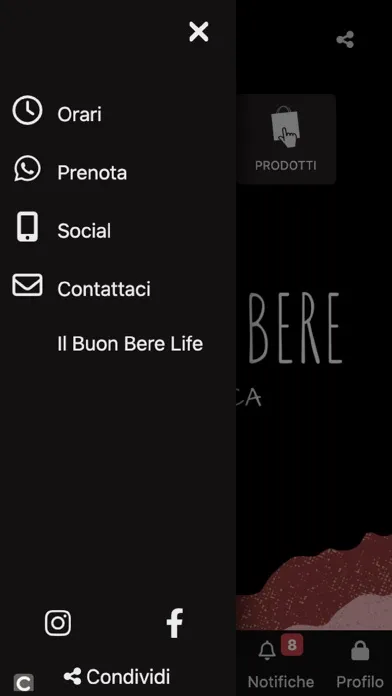 Tangkapan skrin Il Buon Bere