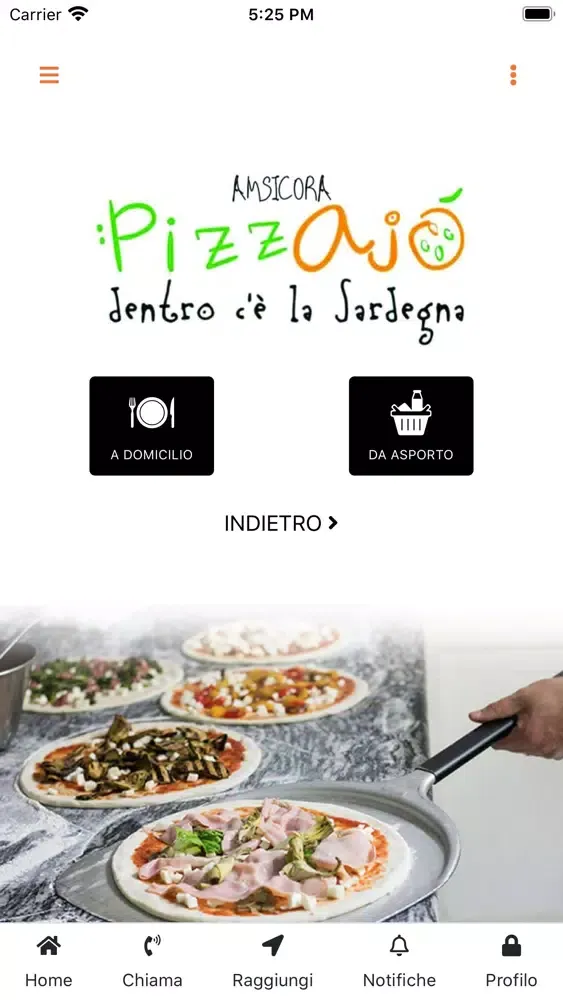 Tangkapan skrin PizzAjo
