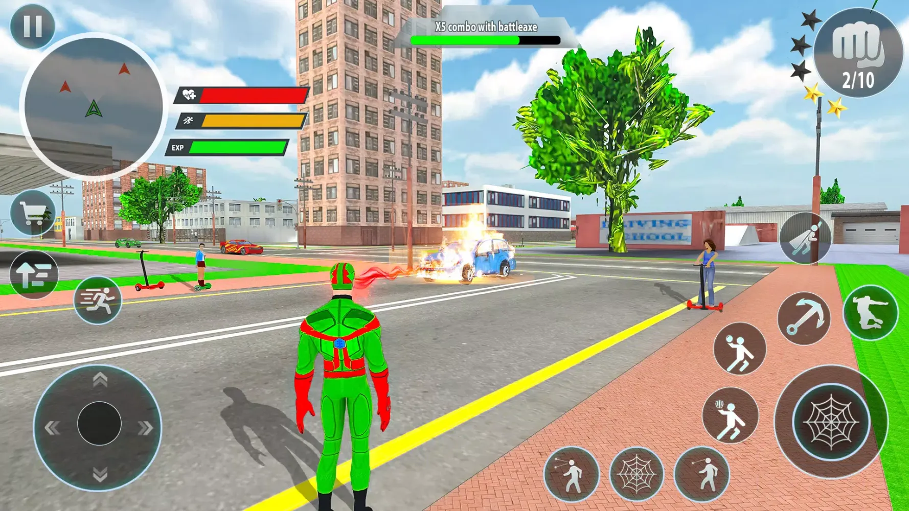 Ảnh chụp màn hình của Police Robot Rope Hero
