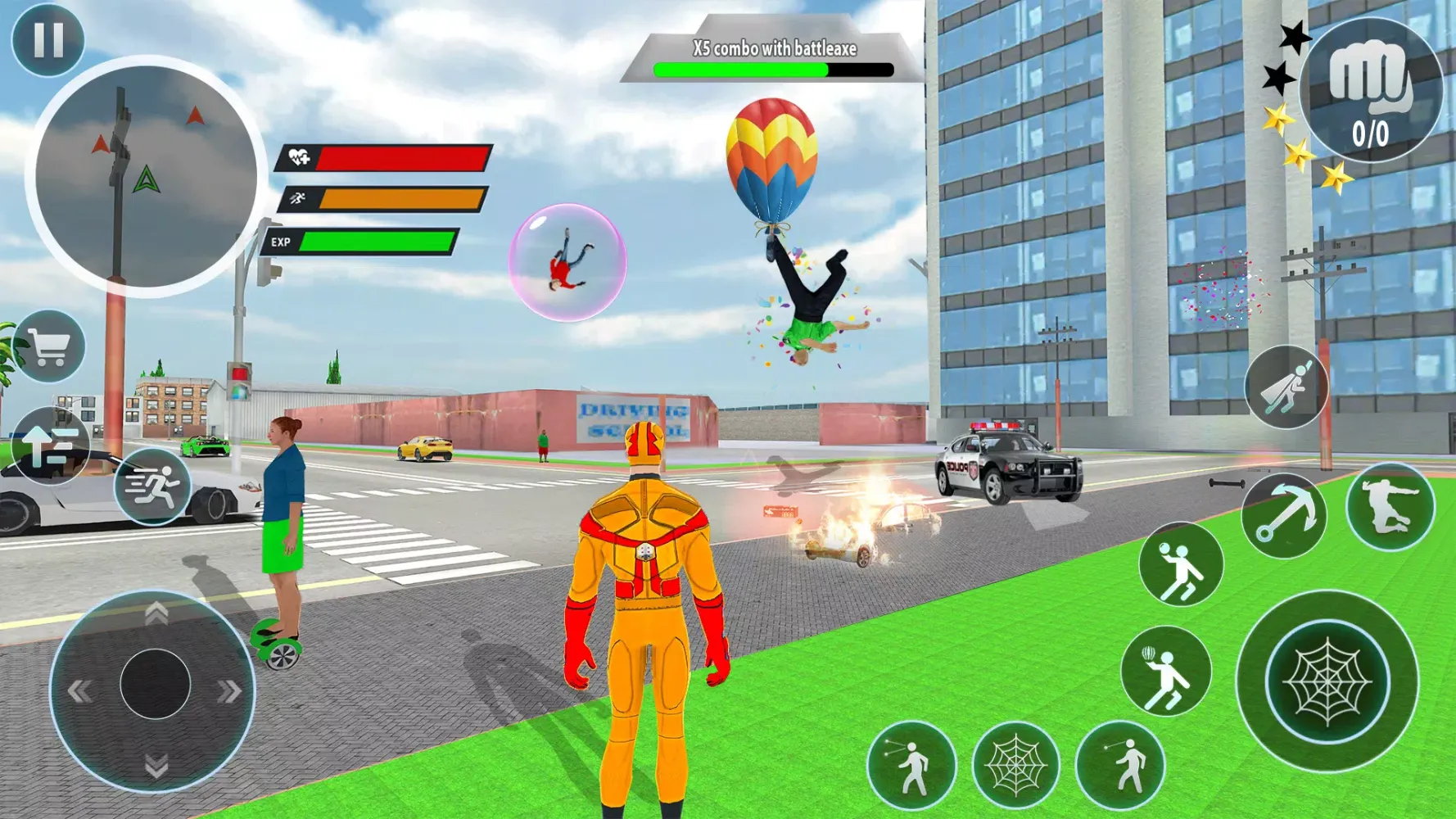 Ảnh chụp màn hình của Police Robot Rope Hero