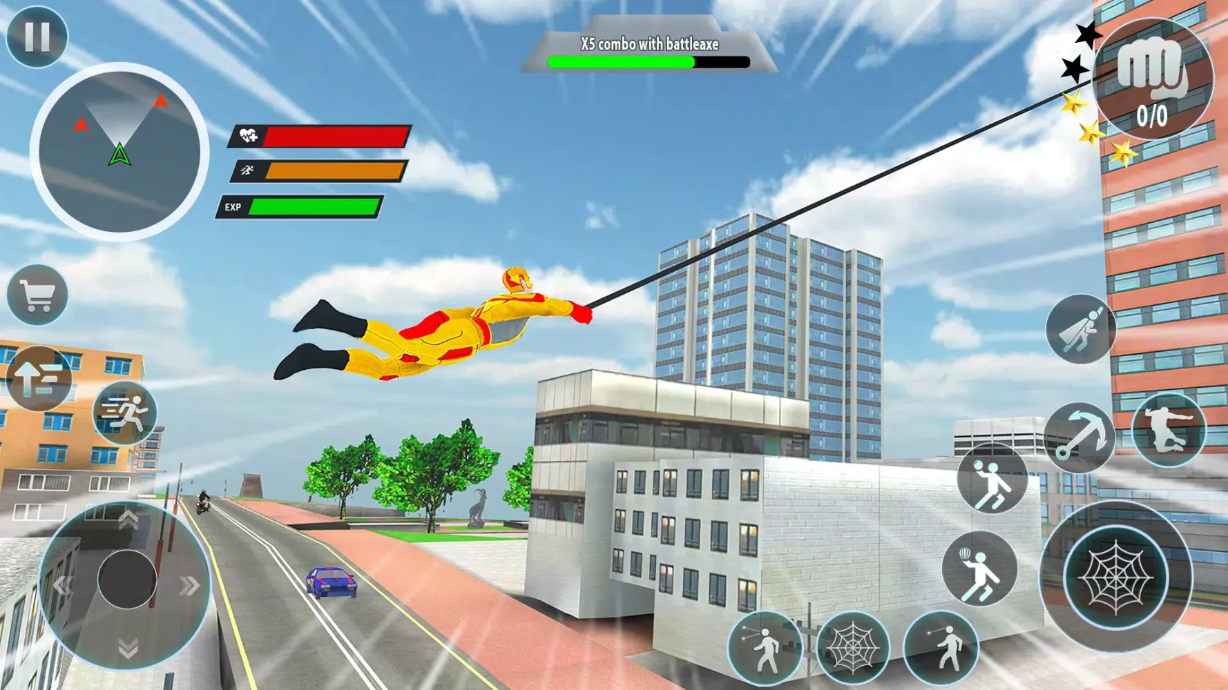 Ảnh chụp màn hình của Police Robot Rope Hero