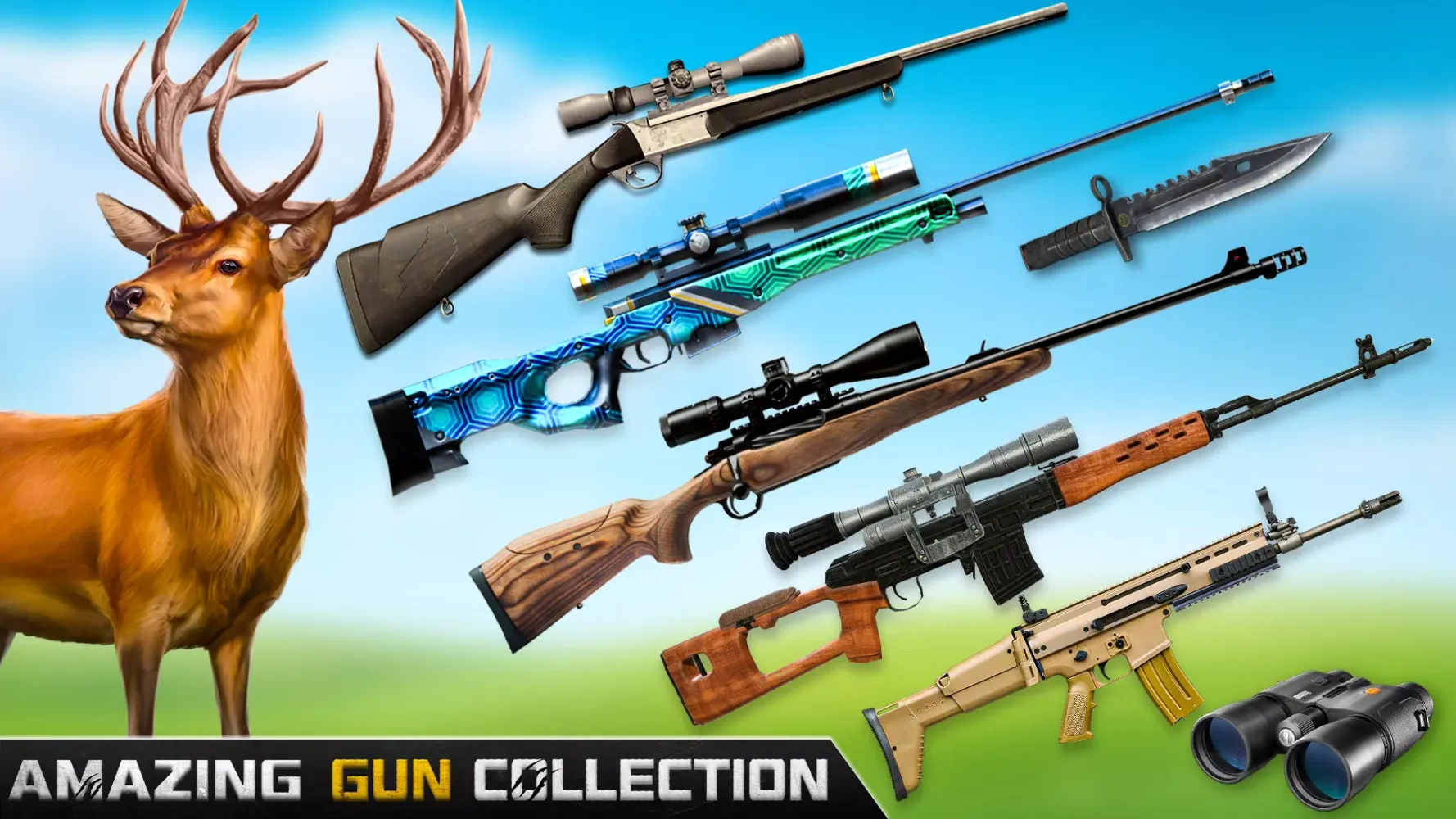 Wild Shooter 3D Hunting Games 스크린샷