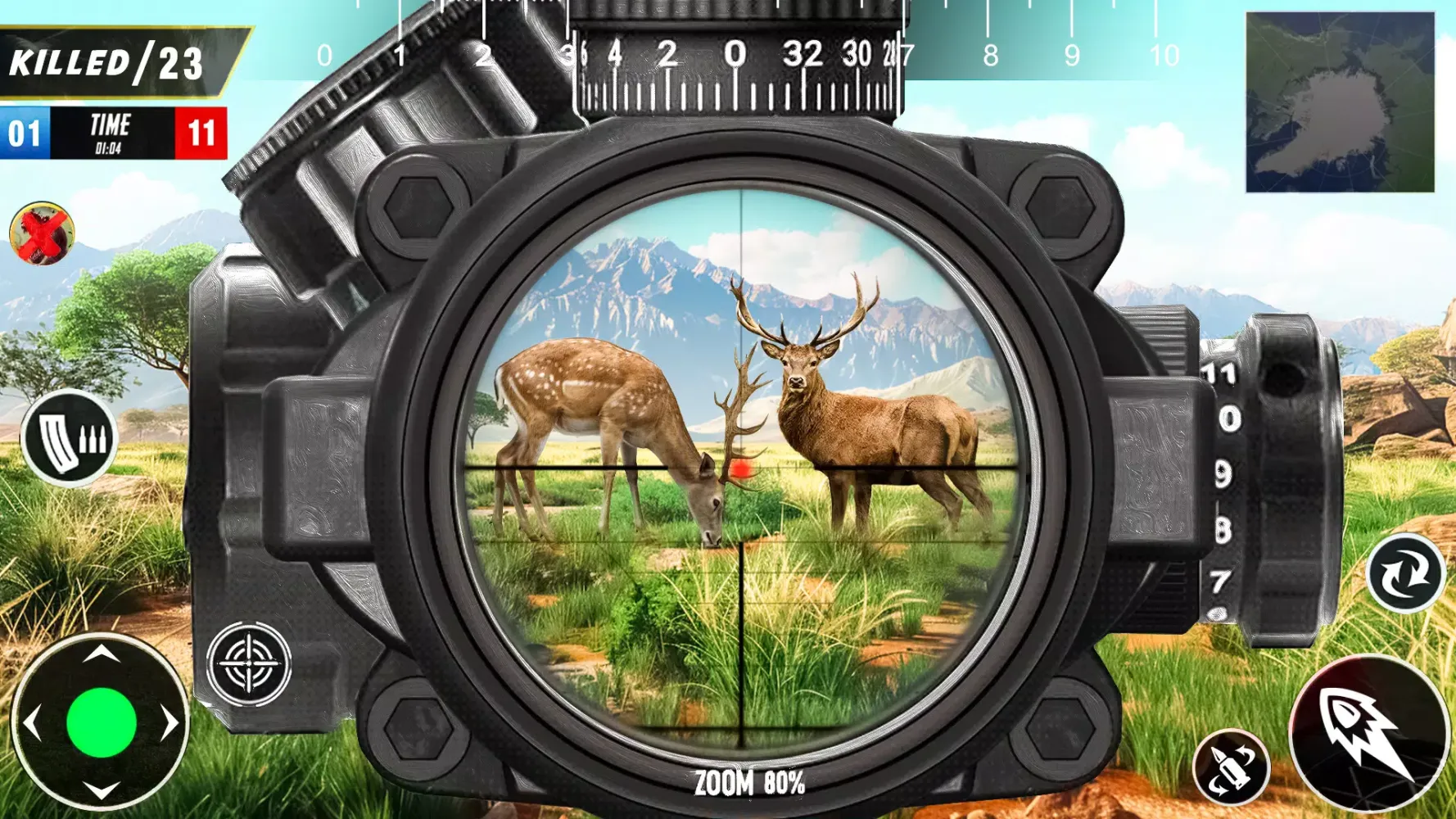 Wild Shooter 3D Hunting Games 스크린샷