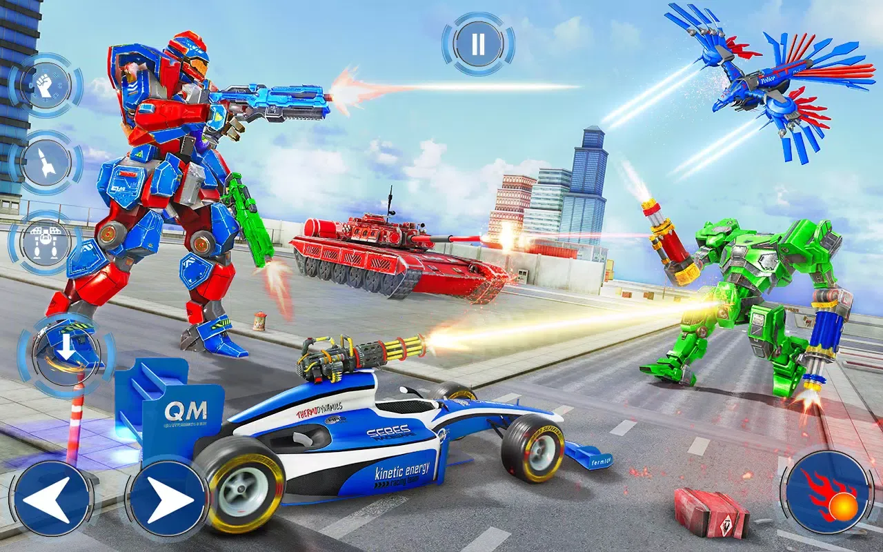 Police Tank Robot Transform 3d Screenshots