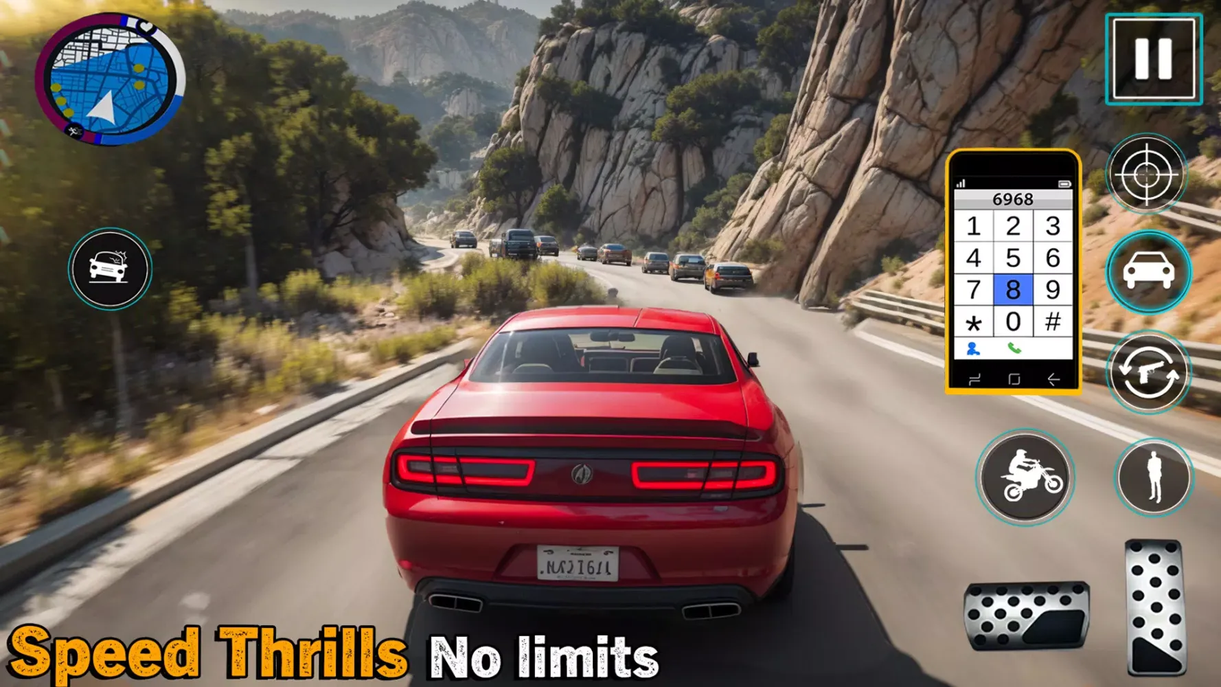 Capturas de tela do City Driving Car Simulator 3D