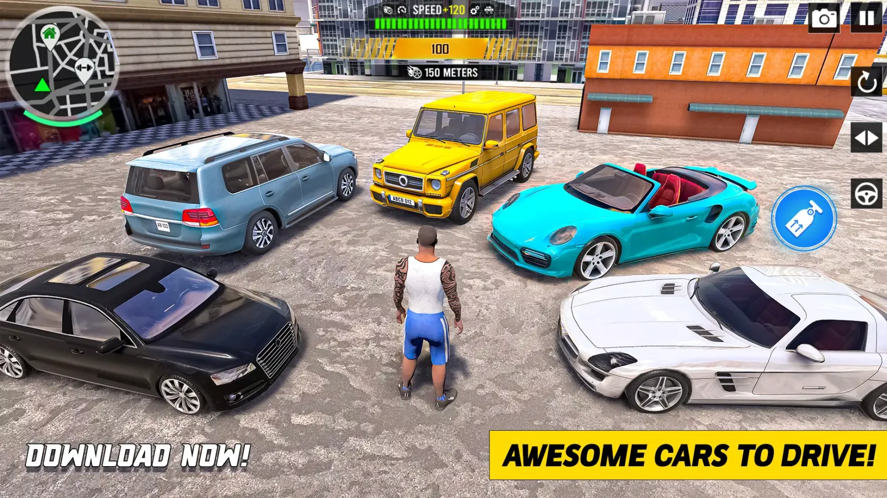Capturas de tela do City Driving Car Simulator 3D
