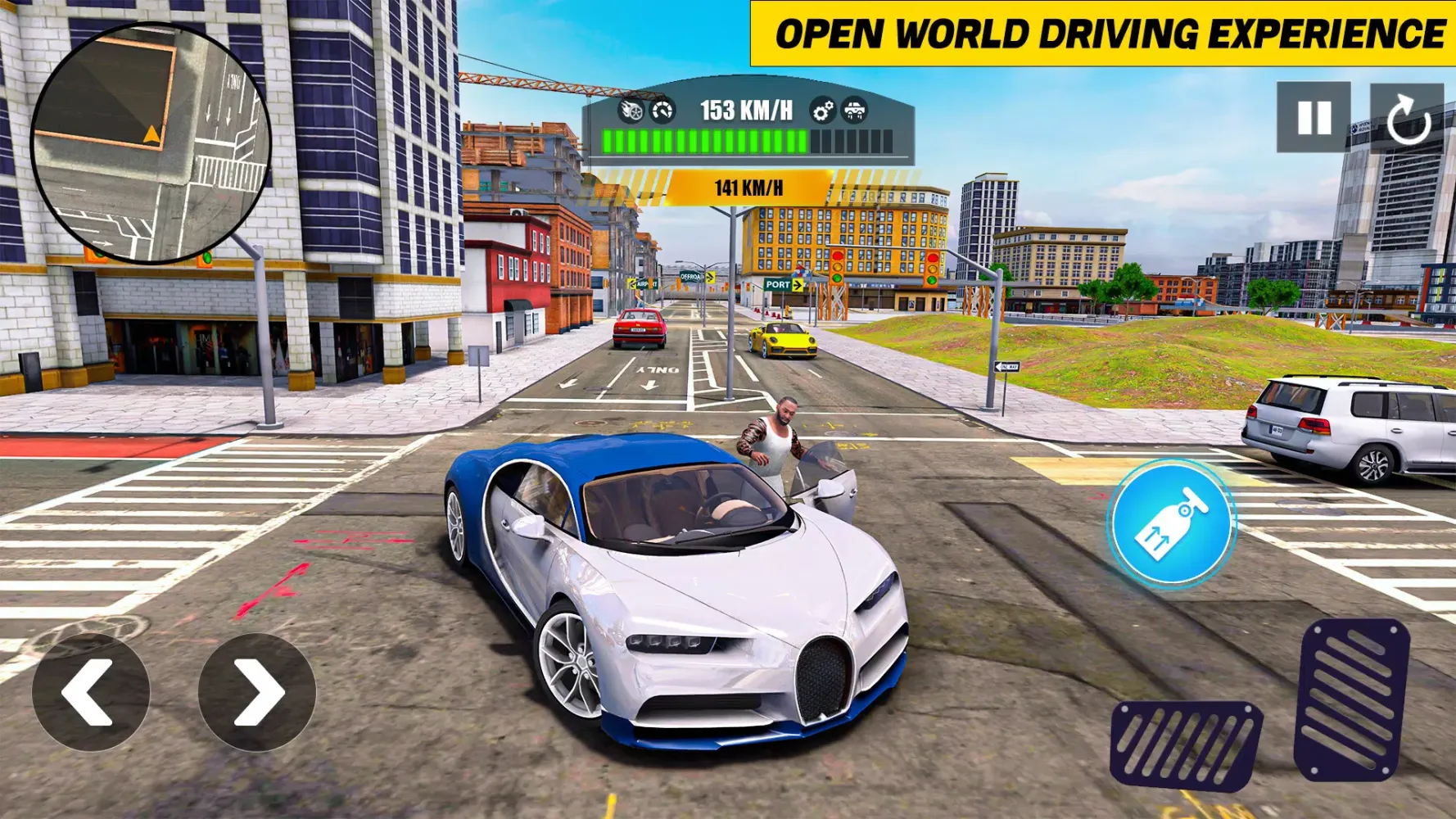 Capturas de tela do City Driving Car Simulator 3D