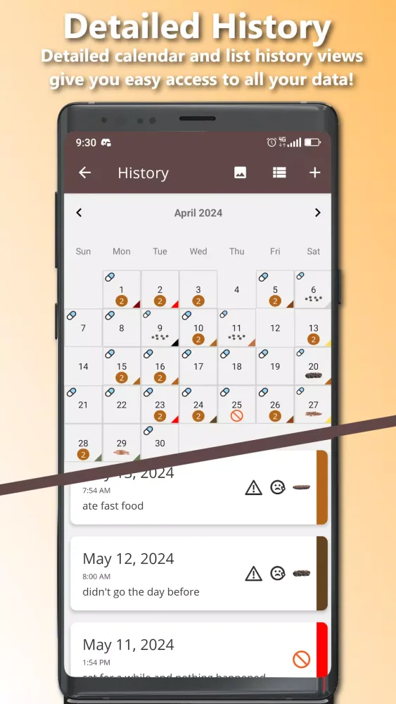 Poop Tracker Screenshots