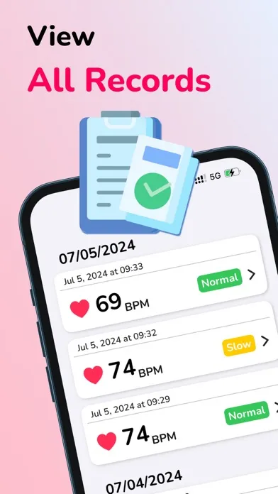 تصاویر Pulso Monitor Pulse Rate App