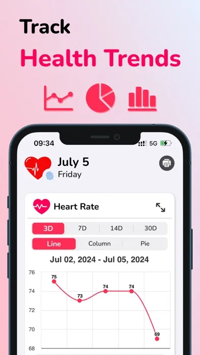 تصاویر Pulso Monitor Pulse Rate App