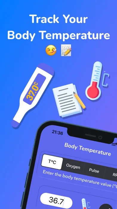 تصاویر Log Body Temperature App fever