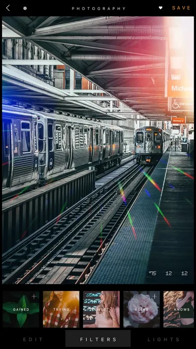 Capturas de tela do HUJI FILTER - Art Photo Editor