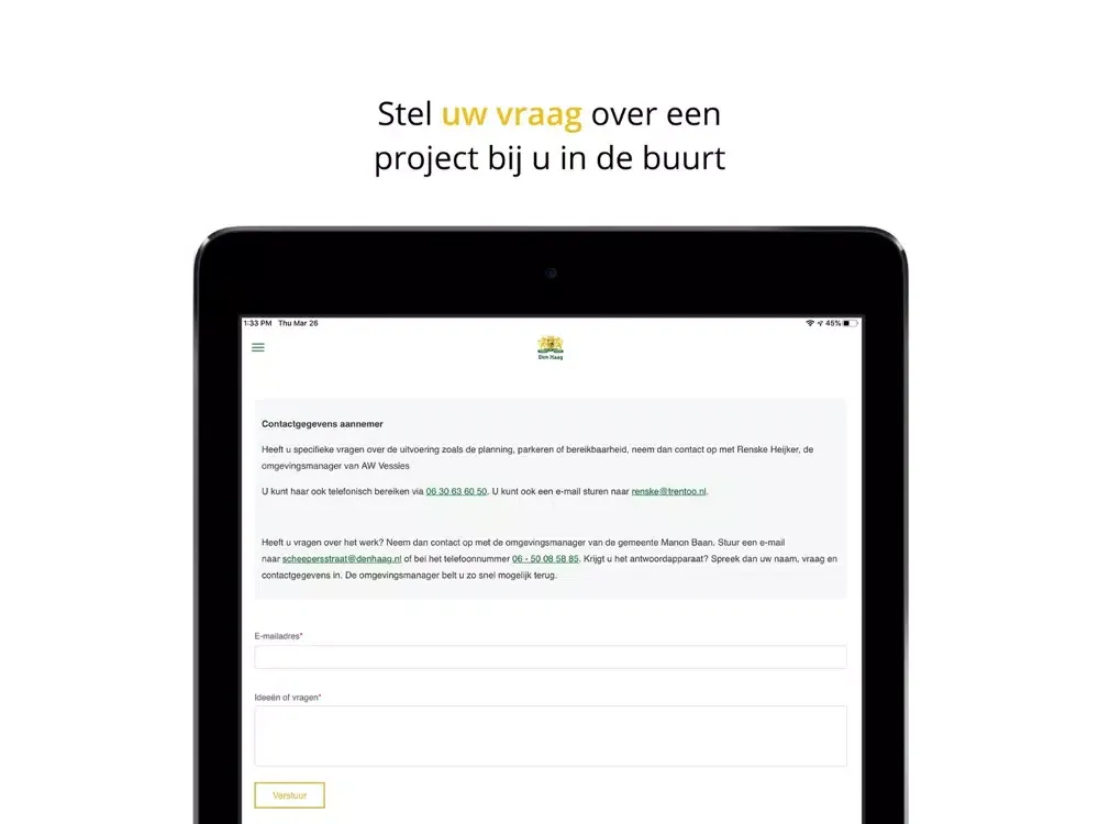 Riolering Den Haag iPad  Ekran Görüntüleri
