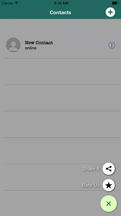Screenshot di whatspoof fake chat