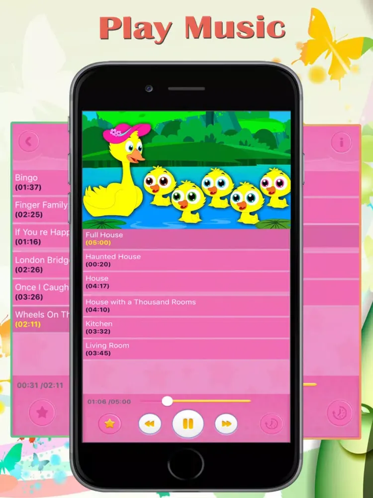 Kids Songs Nursery Rhymes Collection iPad  Screenshots