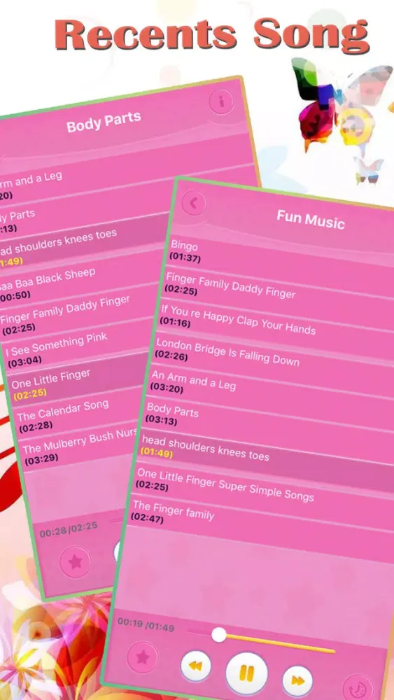 Kids Songs Nursery Rhymes Collection Screenshots