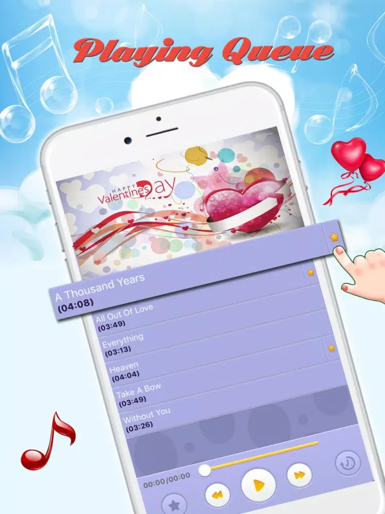 Captures d'écran de Romantic - Love Music Playlist iPad 