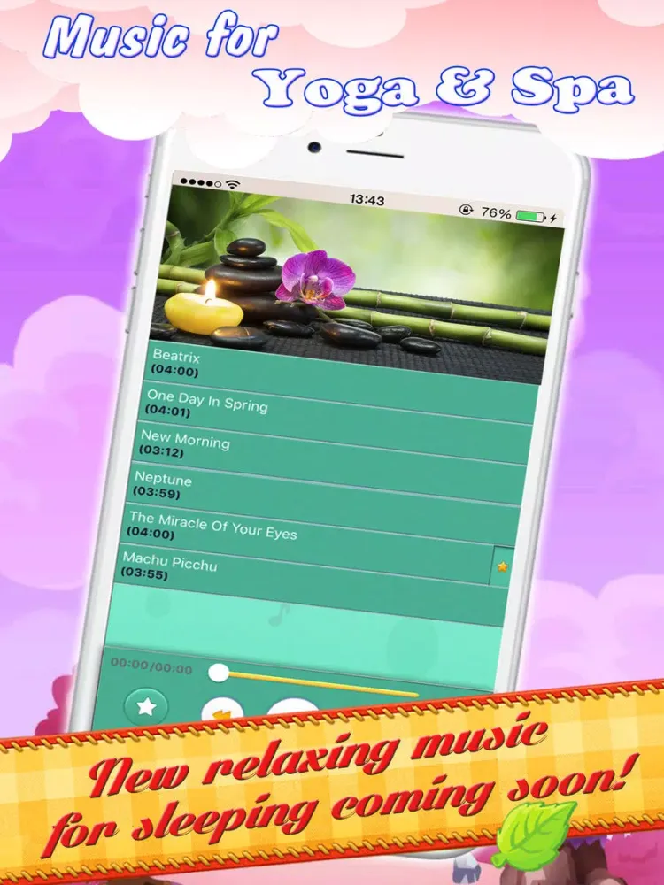 ภาพหน้าจอของ Relaxation music - Sleep Meditation Yoga iPad 