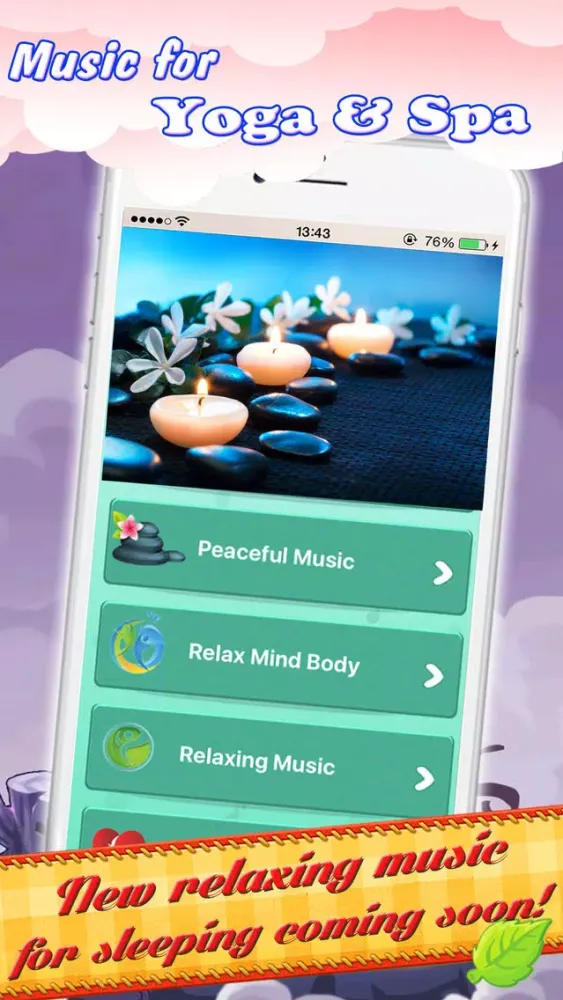 ภาพหน้าจอของ Relaxation music - Sleep Meditation Yoga