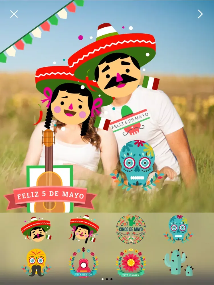 ภาพหน้าจอของ Cinco de Mayo Pro Mexico Pride iPad 