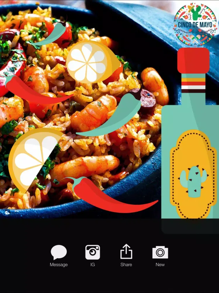 ภาพหน้าจอของ Cinco de Mayo Pro Mexico Pride iPad 