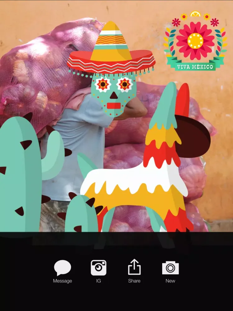 ภาพหน้าจอของ Cinco de Mayo Pro Mexico Pride iPad 