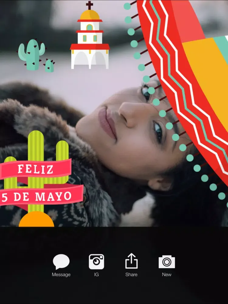 ภาพหน้าจอของ Cinco de Mayo Pro Mexico Pride iPad 