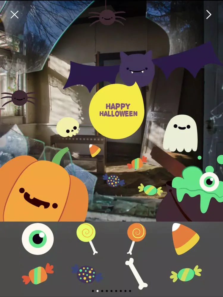 ภาพหน้าจอของ Trick or Treat - Happy Halloween Stickers Pro iPad 