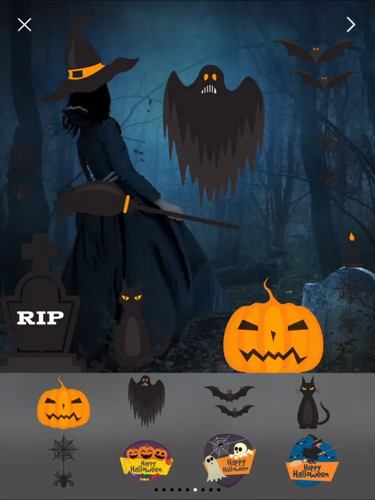 ภาพหน้าจอของ Trick or Treat - Happy Halloween Stickers Pro iPad 