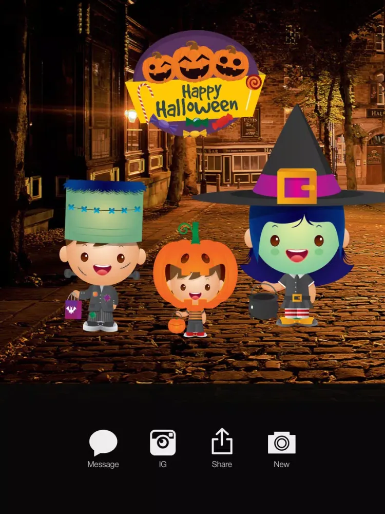 ภาพหน้าจอของ Trick or Treat - Happy Halloween Stickers Pro iPad 
