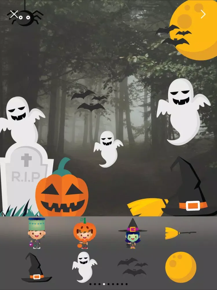ภาพหน้าจอของ Trick or Treat - Happy Halloween Stickers Pro iPad 
