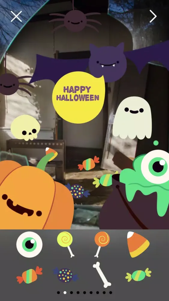 ภาพหน้าจอของ Trick or Treat - Happy Halloween Stickers Pro