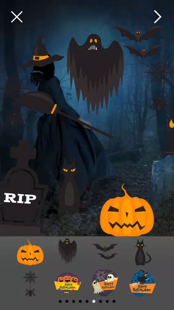 ภาพหน้าจอของ Trick or Treat - Happy Halloween Stickers Pro
