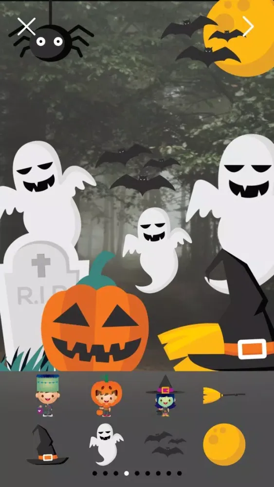ภาพหน้าจอของ Trick or Treat - Happy Halloween Stickers Pro