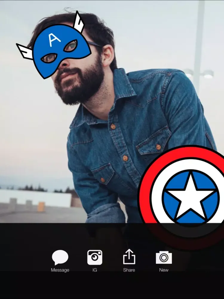 Ảnh chụp màn hình của Superhero Me Pro - Unleash Your Inner Hero Photo Stickers Editor iPad 