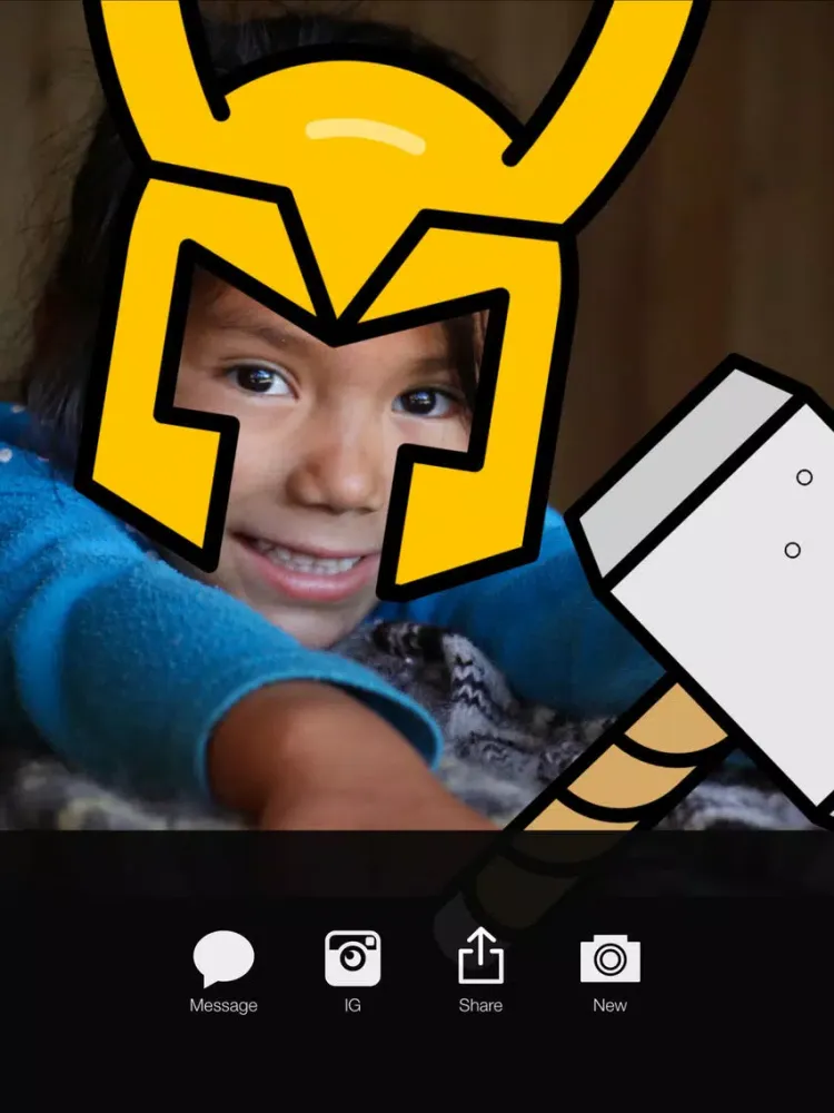 Ảnh chụp màn hình của Superhero Me Pro - Unleash Your Inner Hero Photo Stickers Editor iPad 