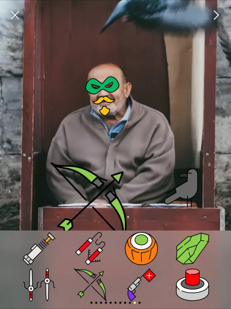 Ảnh chụp màn hình của Superhero Me Pro - Unleash Your Inner Hero Photo Stickers Editor iPad 