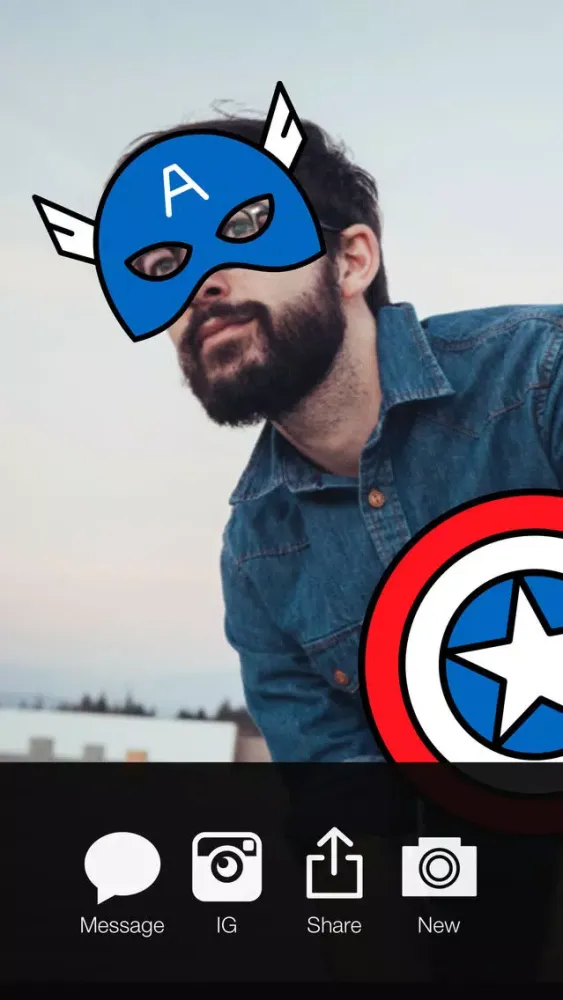 Ảnh chụp màn hình của Superhero Me Pro - Unleash Your Inner Hero Photo Stickers Editor