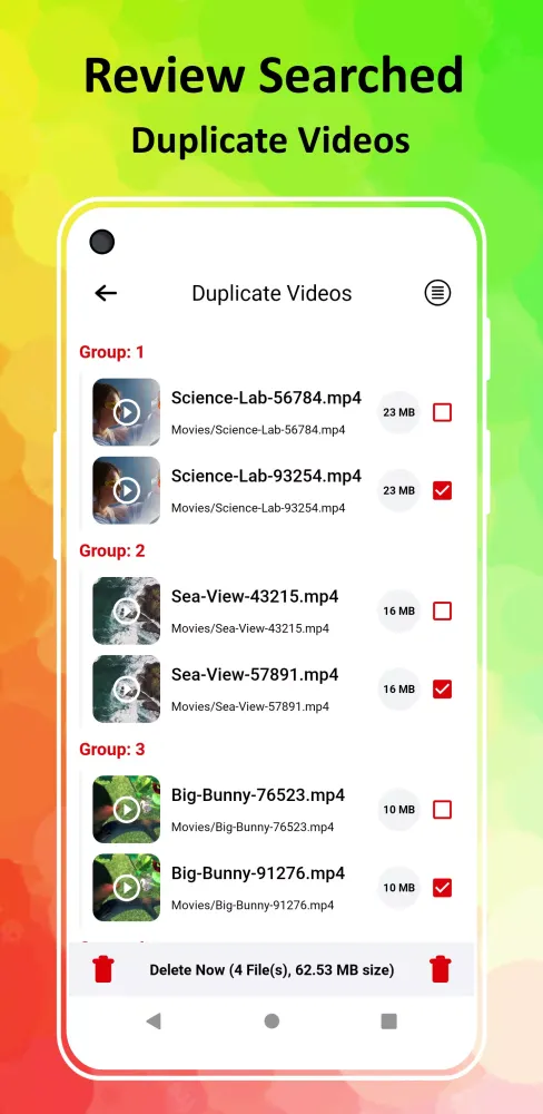 Duplicate Videos Remover Screenshots