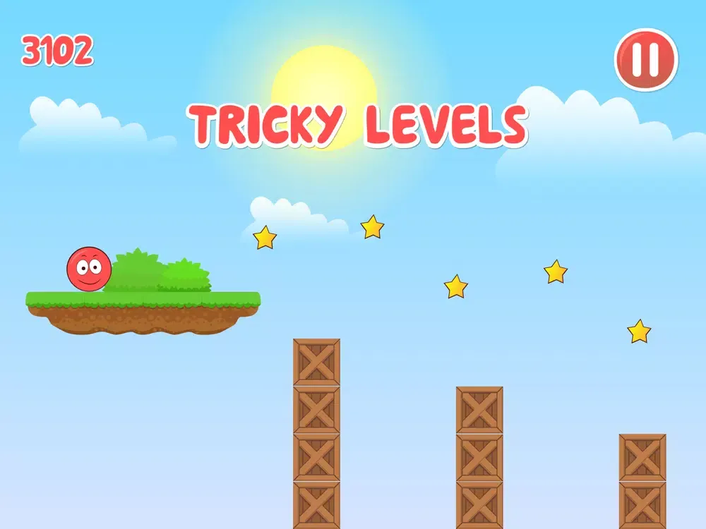 Bounce Red Ball iPad  سکرین شاٹس