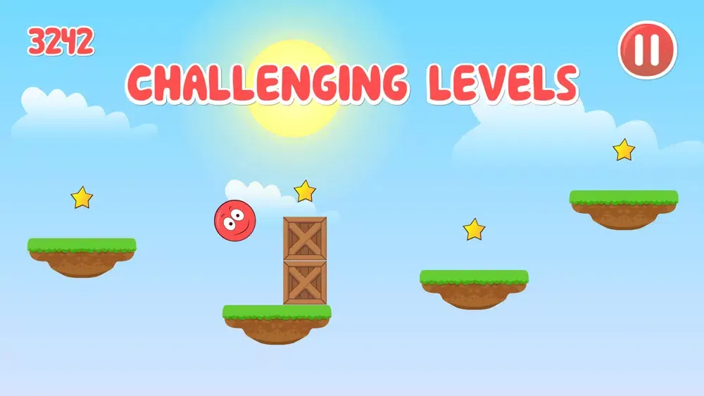 Bounce Red Ball سکرین شاٹس