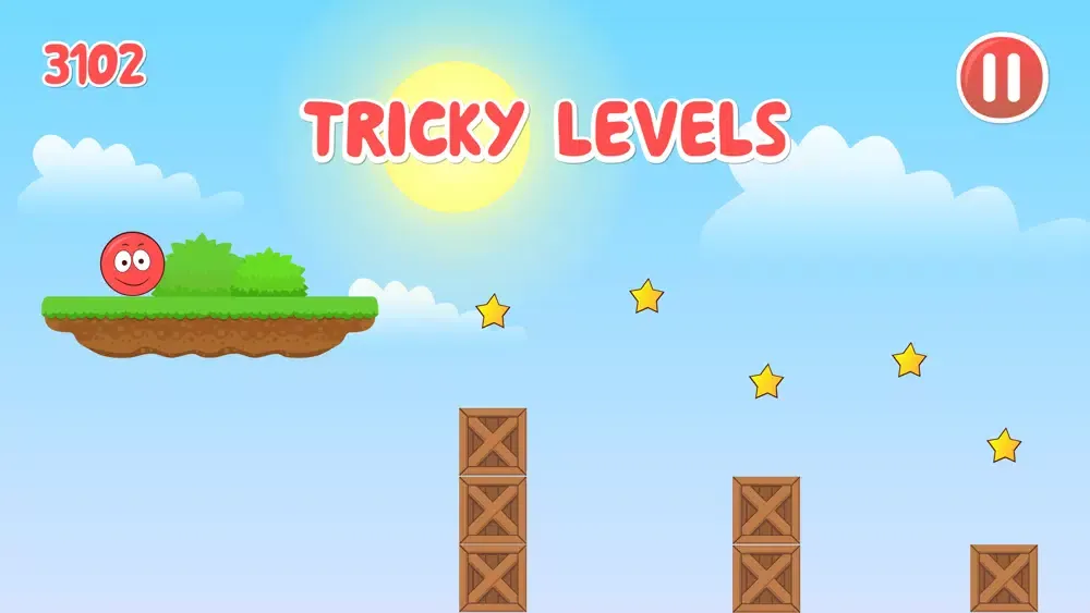 Bounce Red Ball سکرین شاٹس