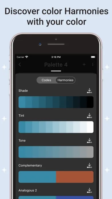 Tangkapan skrin Color Picker AR: Grab Palette