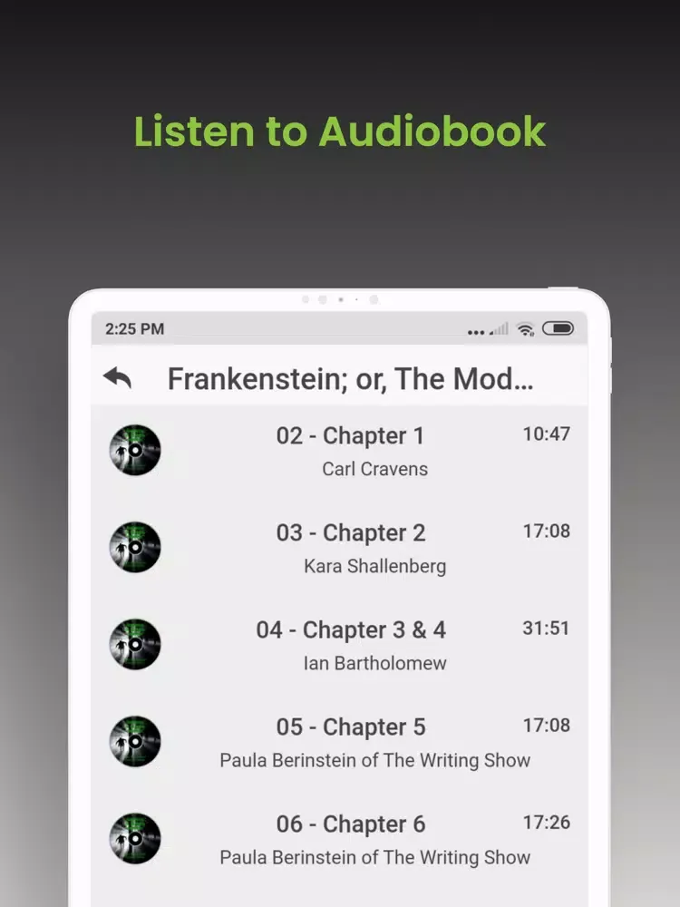 Frankenstein - Mary Shelley iPad  Screenshots