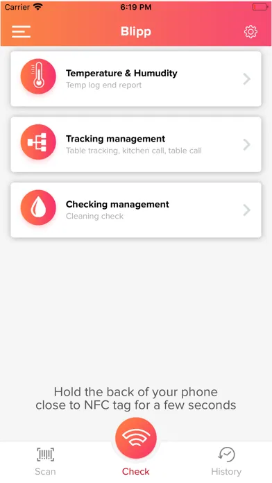 Screenshot di Blipp Smart