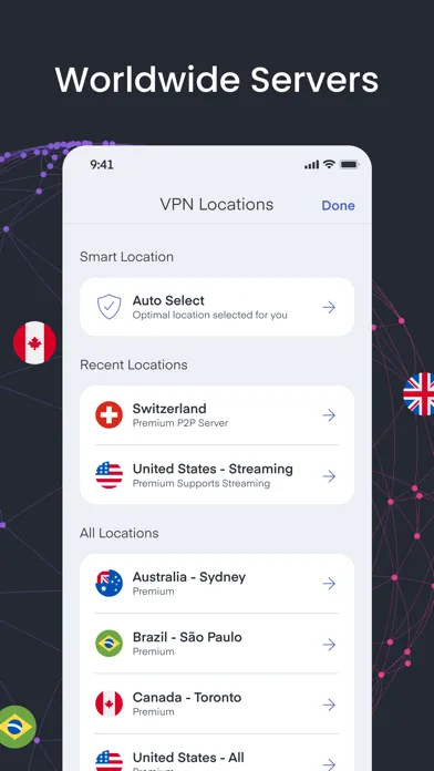 VPN Vault - Super Proxy App Screenshots